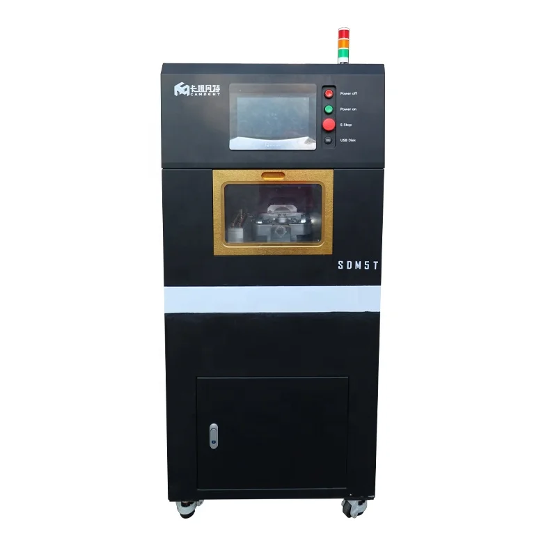 CE Digital Cad Cam Wet Milling Machine 5axis For Titanium Glass Ceramic Blanks SDM5T Camdent