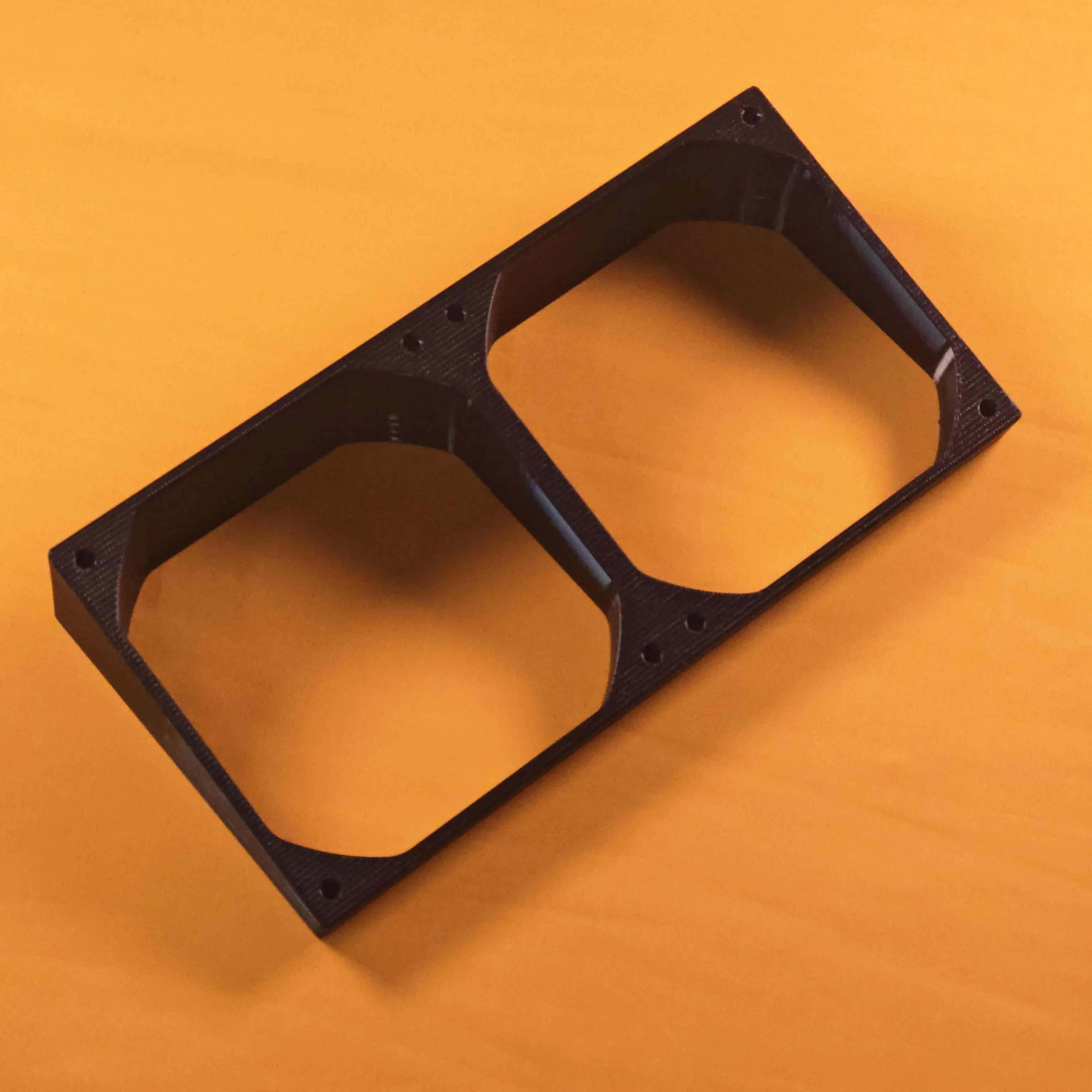 For computer case, pad bracket 360 modified fan 15 degrees