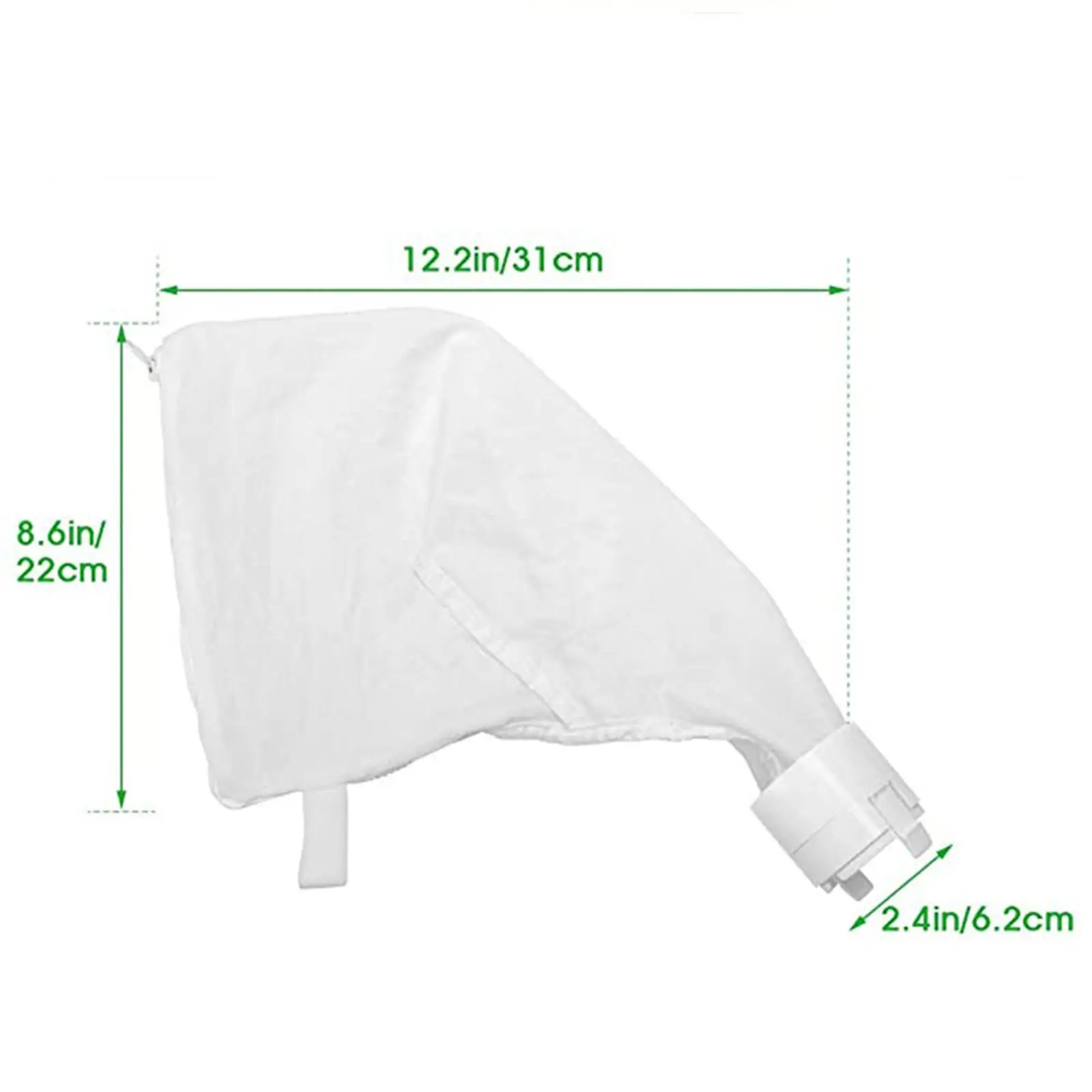 2pcs Filter Bag for Polaris 360 380 Filter Accessories White