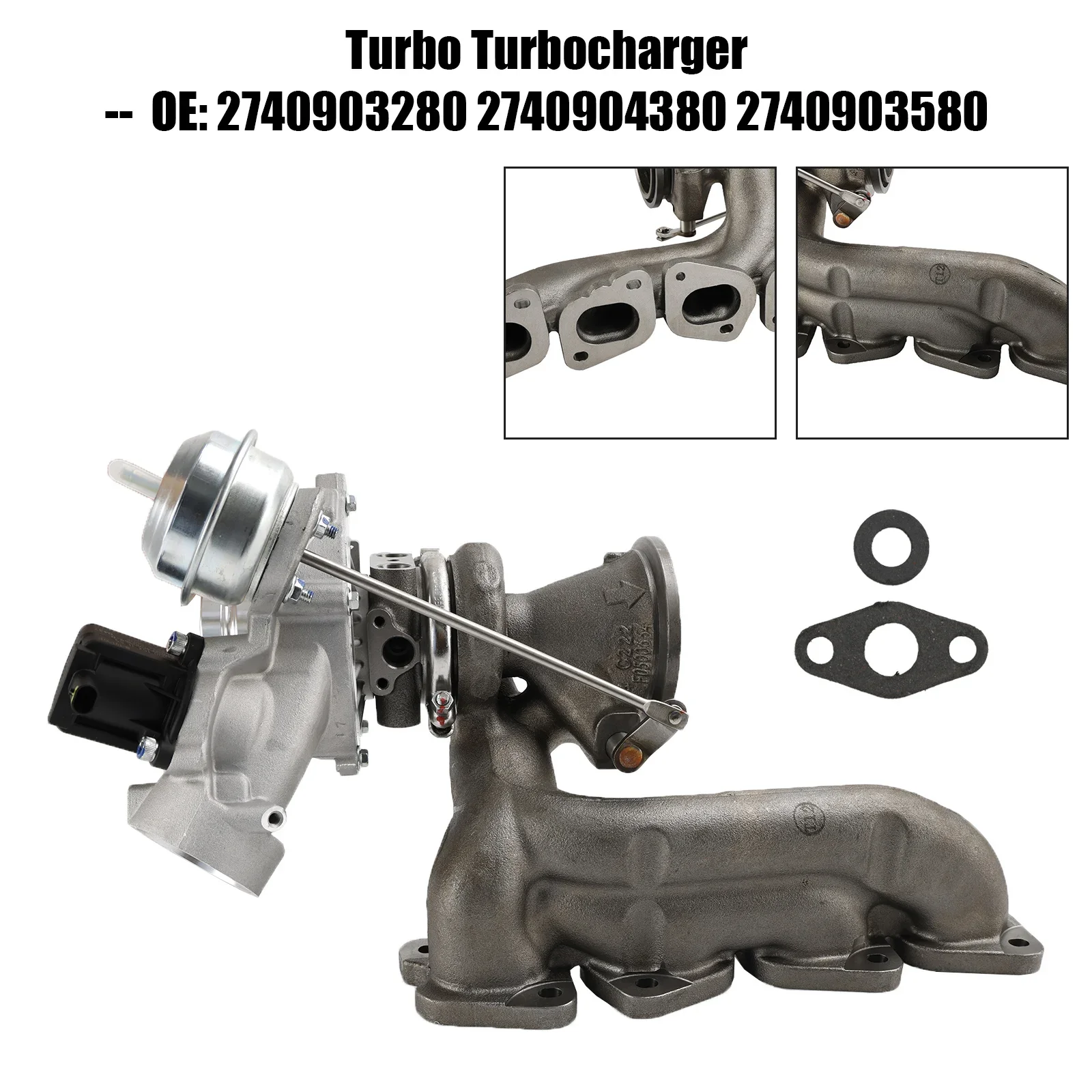 Artudatech Turbo Turbocharger For Mercedes-Benz C300 C350e E300 GLC300 SLC300 2740904380