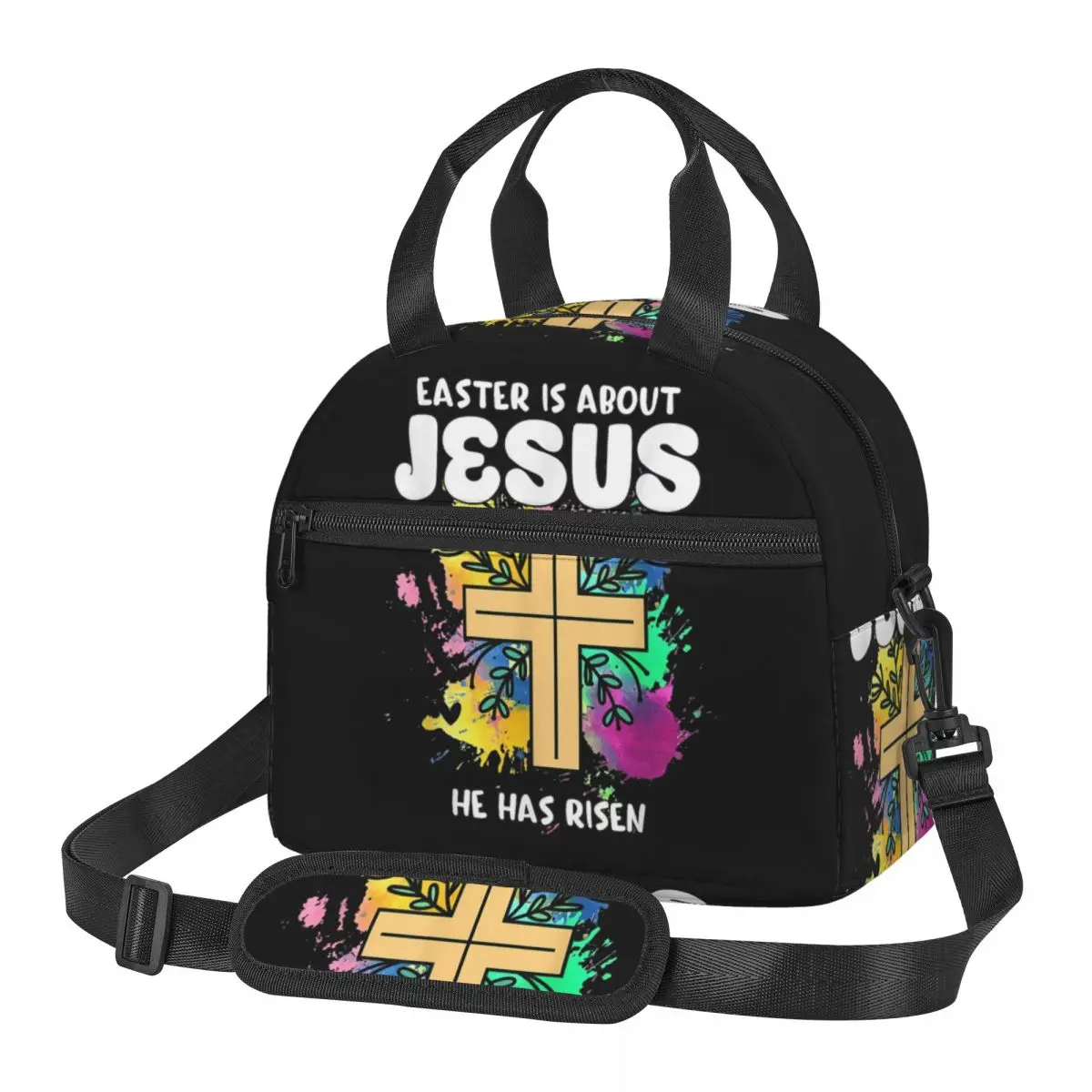 

Библейские сумки для обеда Иисуса, изолированная коробка для бенто, портативная сумка для обеда, герметичные сумки для пикника, термосумка-холодильник для женщин, детей, школы