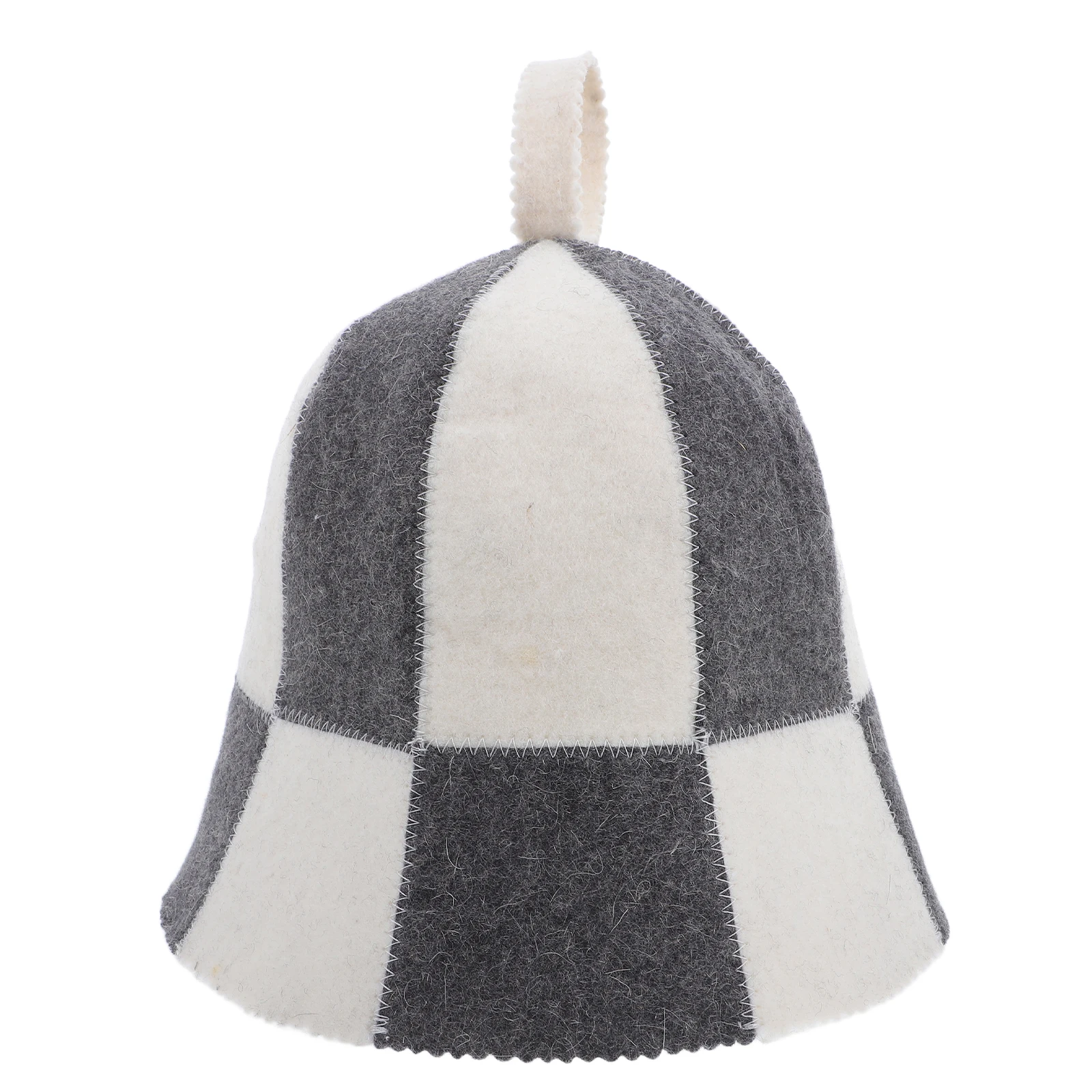 

Color-block Felt Shower Cap Absorbent Sauna Hat Steam Russian Wool Vaporarium Accessories Miss for Women Bath Room