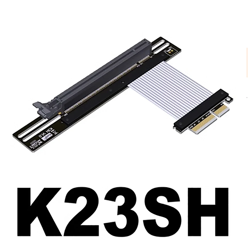 Imagem -03 - Cabo de Extensão para Placa Gráfica Gpu Pci-e 4.0x4 a X16 Adaptador Estável de Alta Velocidade 1u para Rtx3090 Rx6800xt