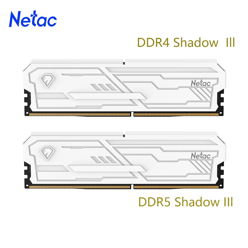 Netac RAM DDR4 Memoria 8G 16G 8GX2 16GX2 3200MHz 3600MHz DDR4 Ram UDIMM High-Quality ICs 288 Pin Dual Channel for Desktop PC