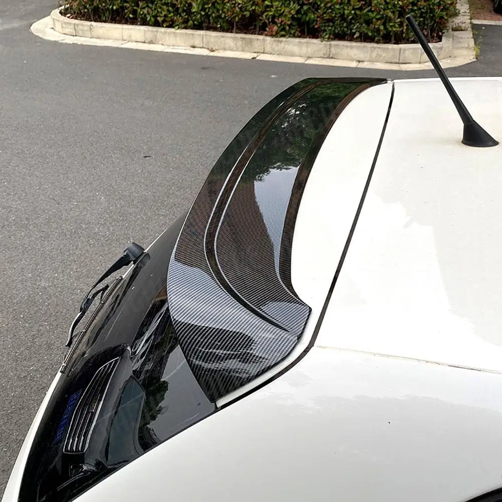 

JCYECF ABS Gloss Black Roof Spoiler For Volkswagen Polo MK5 6R 6C 2009-2017 ABS Plastic Rear Spoiler Rear Roof Spoiler ABS