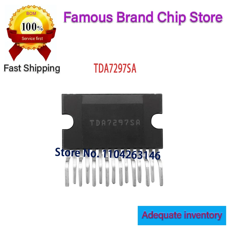 TDA7297SA TDA7297 A7297 ZIP-15 New and Original Chip IC (5PCS)