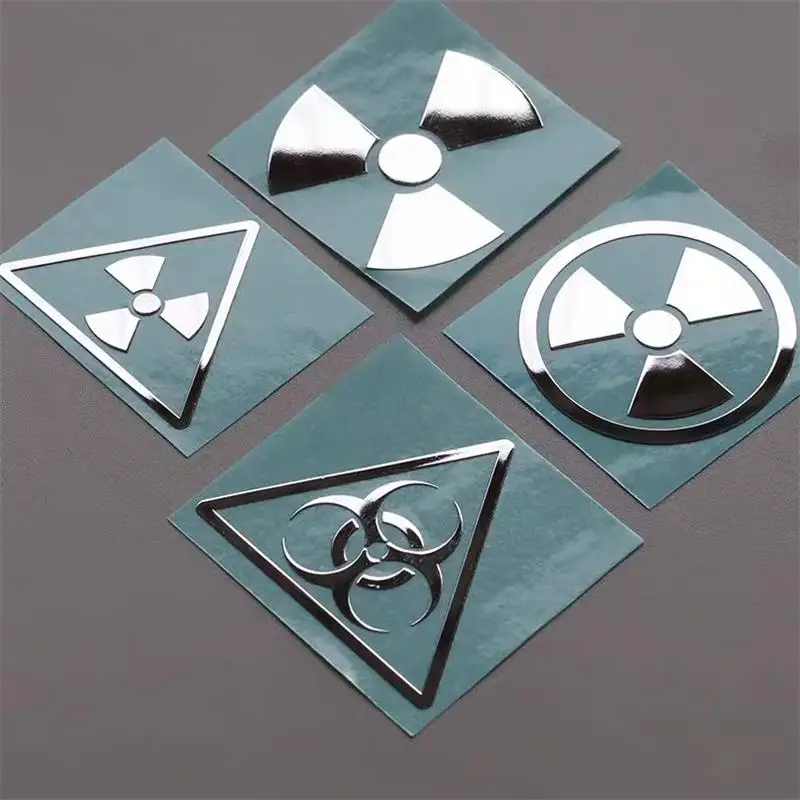 Nuclear radiation danger warning Biochemical radiation Metal Mobile phone tablet computer host laptop charger personality Metal