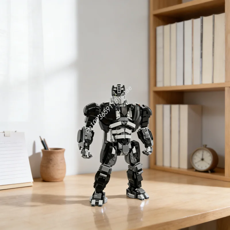 884 Piezas MOC Optimus Primal, Bloques de Construcción de Modelos, Arquitectura, Juguetes de Ensamblaje, Idea Creativa de Bricolaje, Regalo de Navidad, Ladrillo Educativo