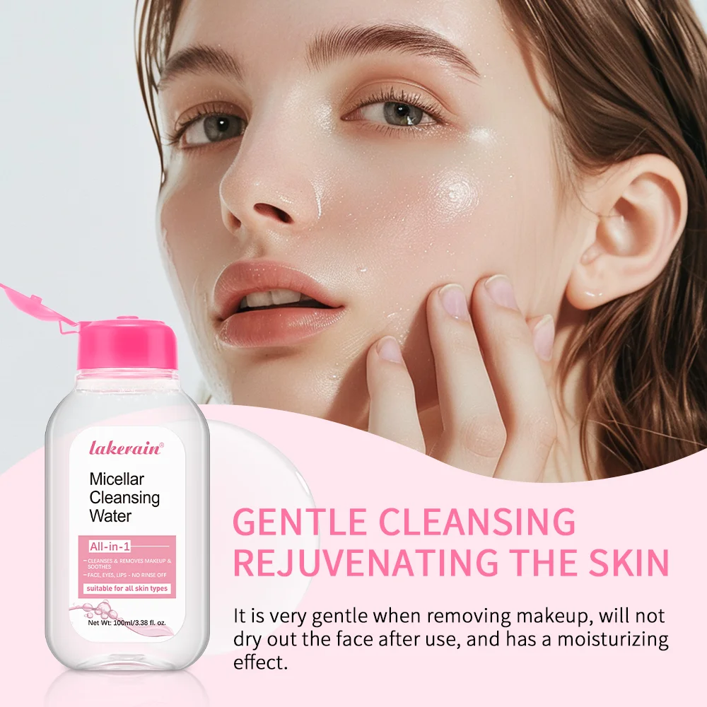 All in One Cleansing Water Deep Makeup Remove Sensitive Soothes Vegetarian Non-stimulating Cleaning Hydrate Cleansing Products