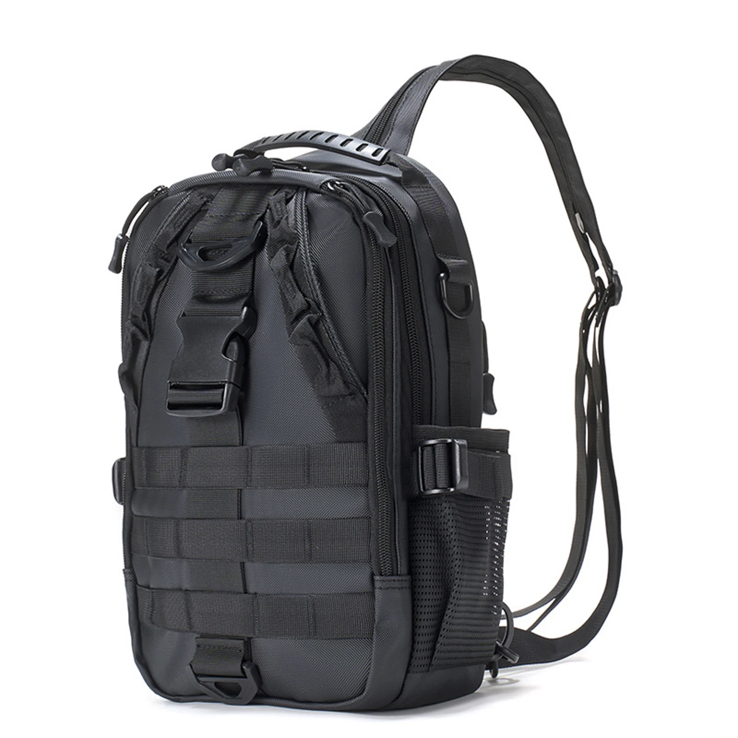 Large Capacity Tactical Backpack for Men, Multi-Functional Outdoor Travel, Hiking, Cycling, Dual-Use Shoulder Bag