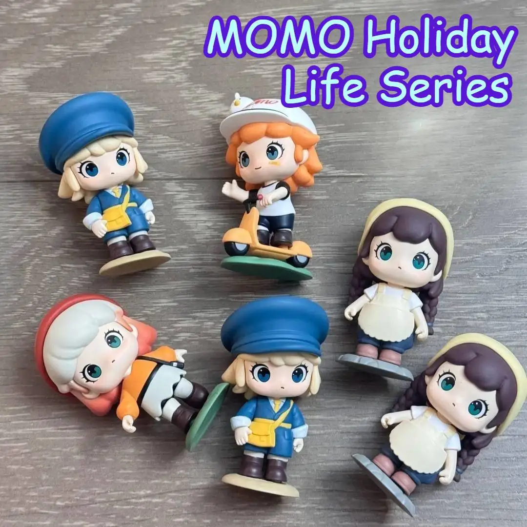 

MOMO Holiday Life Series слепая коробка игрушки Kawaii аниме фигурки рюкзак украшения сюрприз загадочная коробка коллекционные подарки