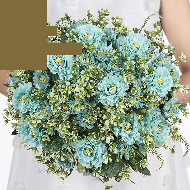 

5Pcs Silk Dahlia Bouquet Artificial Flower Wedding Marriage Home Party Garden Simulation Fake Flower DIY Decoration