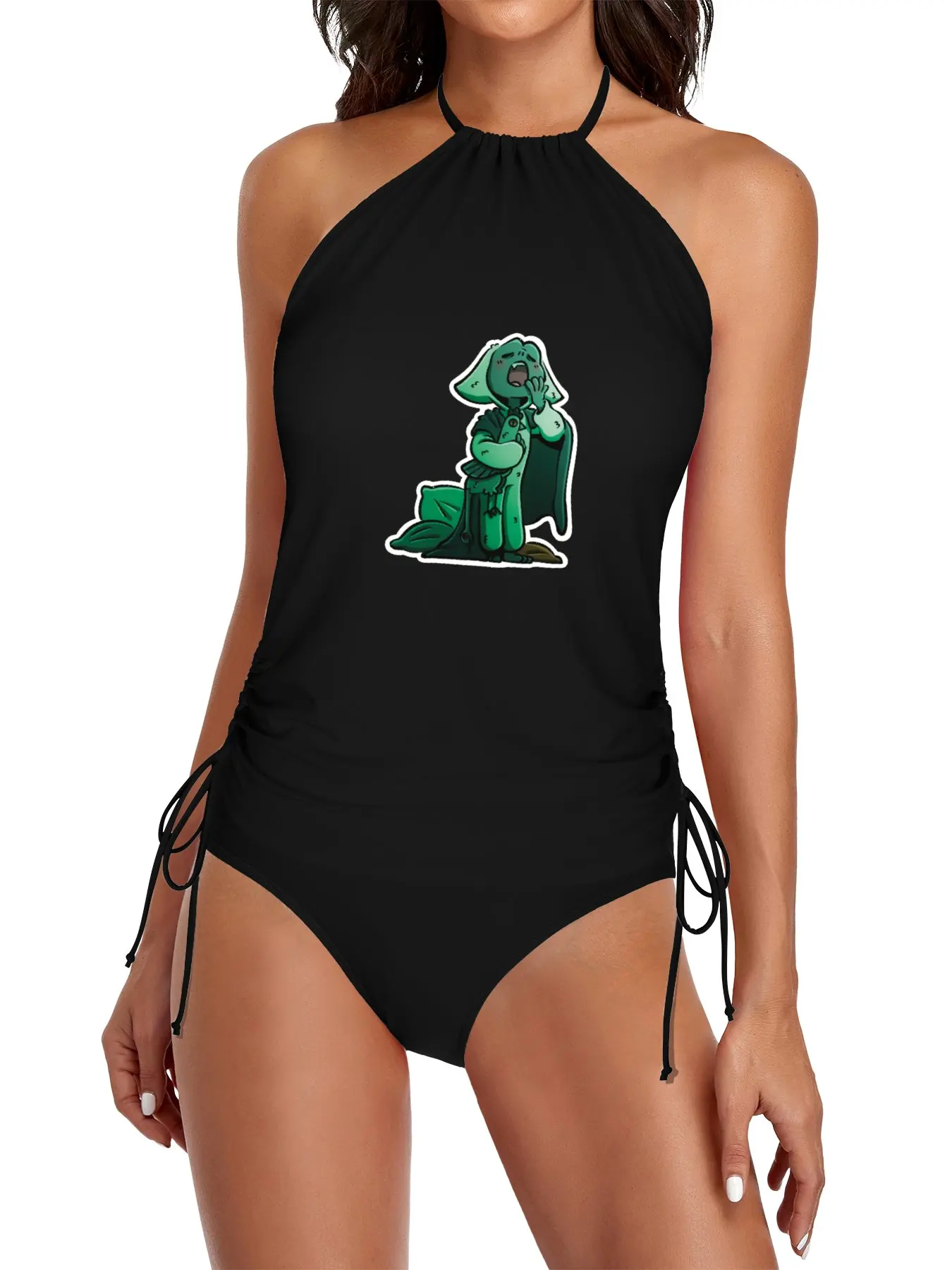 

Silly Little Sleep Goblin Split Swimsuit Set bathing suits woman Women beachwear women's swimsuit swimsuit