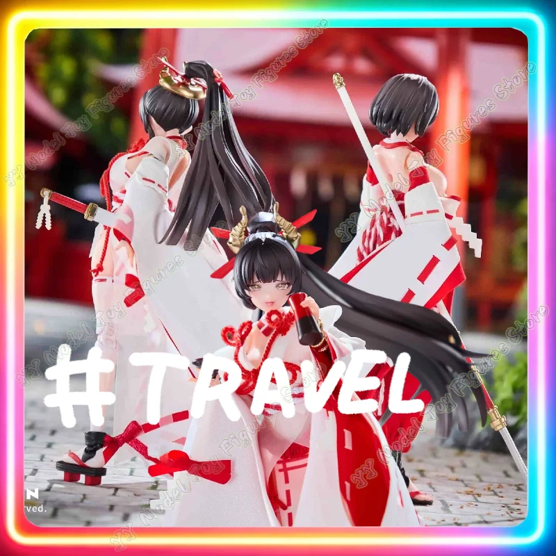 Pre-sale Review Kamito Kikyo Miko 1/12 Painted Finished Product Movable Figure Finished Product Collection Gift