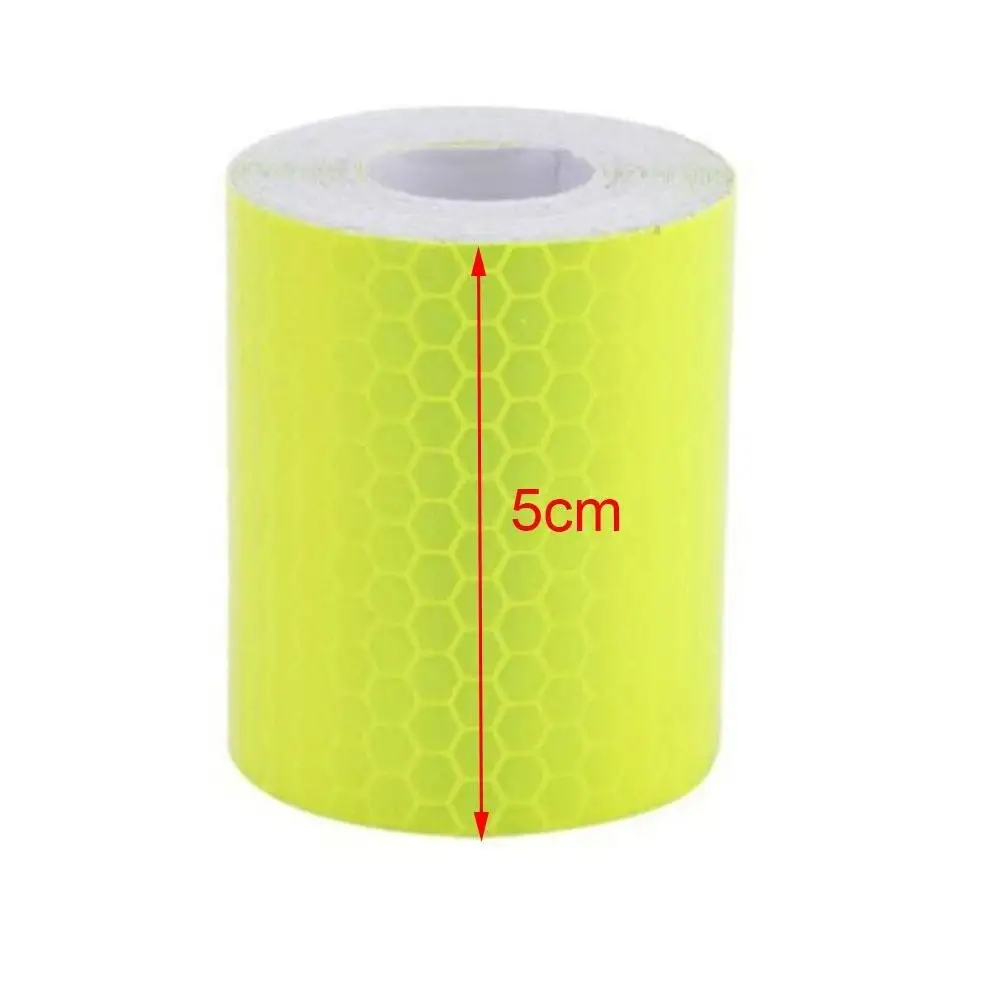 5cm*3m Car Reflective Tape Safety Warning Car Decoration Sticker Reflector Protective Tape Strip Film Auto Motorcycle Sticker