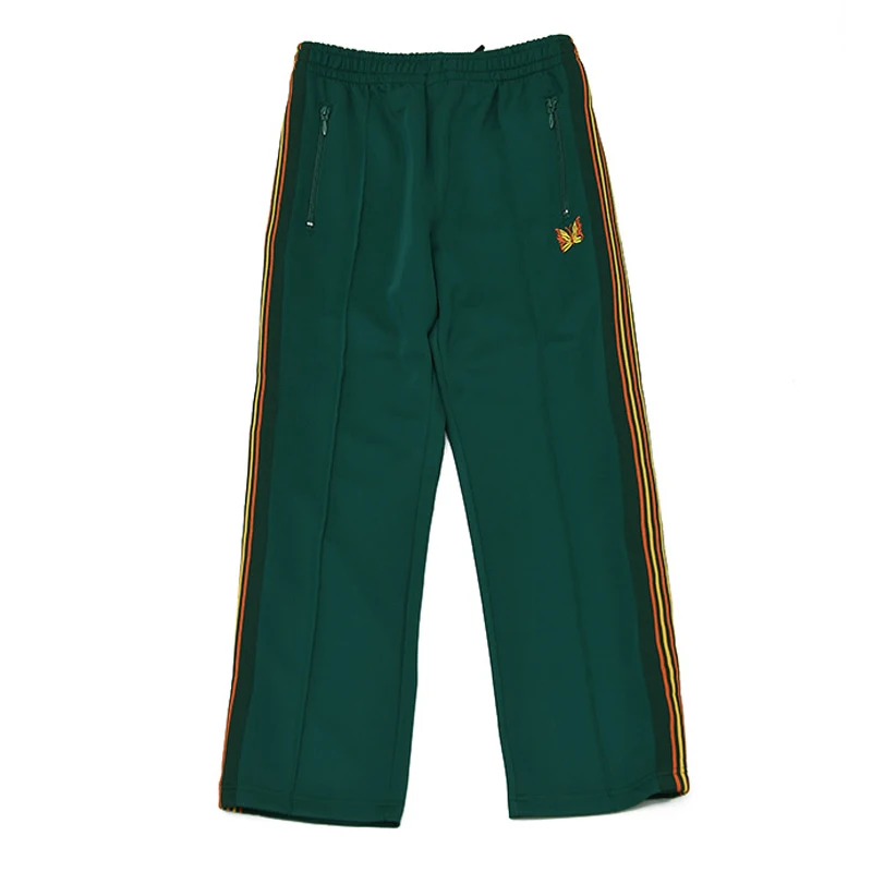 Blackish Green Logo Embroidery Casual Trousers Side Edge Weaving Loose Men Woman 1:1 Good Quality Joggers Sweatpants