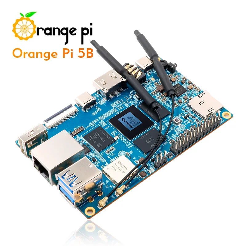 Imagem -02 - Laranja pi Único Computador Board Placa de Desenvolvimento Rk3588s Wi-fi Ble Emmc Ddr4 Mini pc Rk3588s 32gb de Ram 256gb