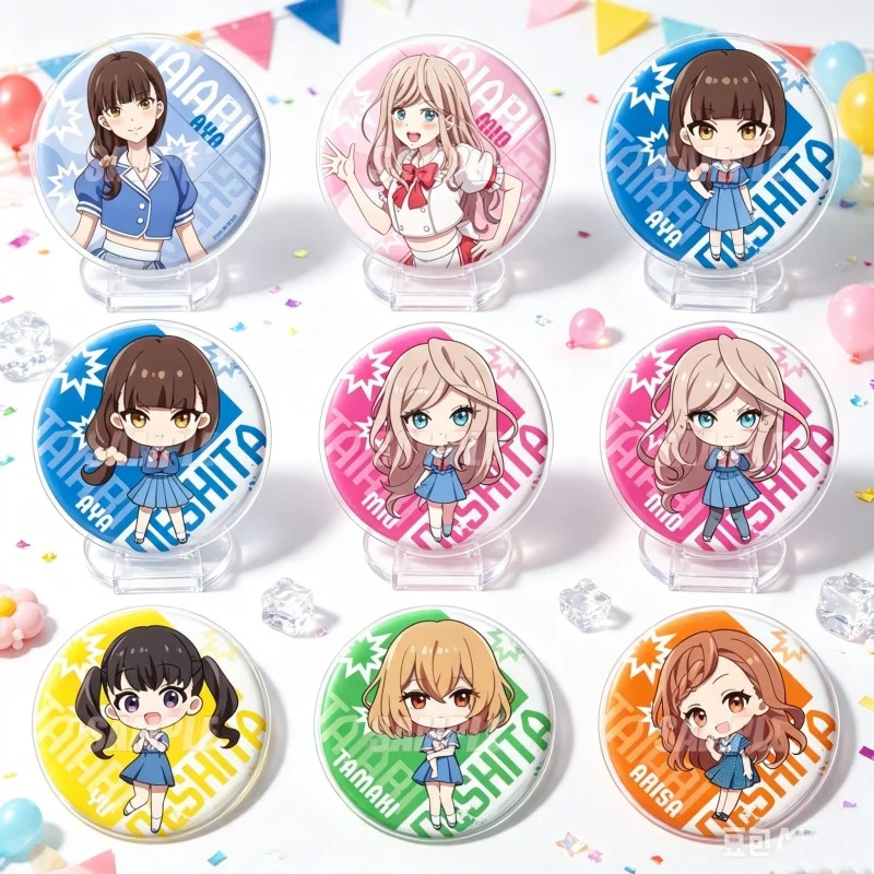 Anime Acrylic Stand Keychain Young Ladies Don't Play Fighting Games Aya Yomicha cartoon character Gift15cm delivery from factory