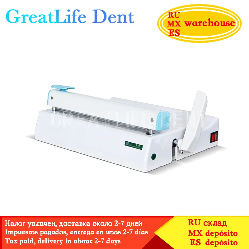 GreatLife Disinfection Sterilization Bag Packaging Sealer Automatic Sealing Machine Dental Sealing Machine Sterilization Roll