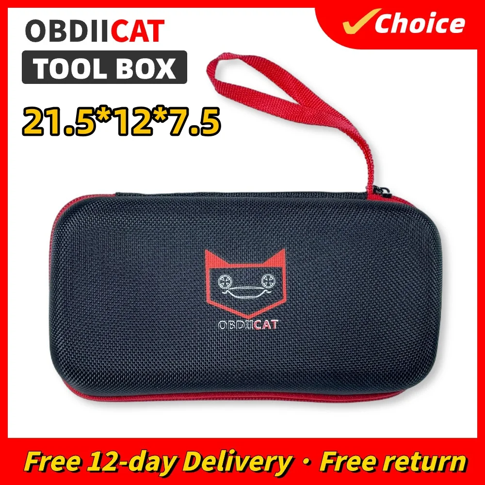 

OBDIICAT Plastic Sealed ToolBox Safety Equipment Tool box Carry Case Suitcase Resistant Carry Case for Car Jump Starter Booster