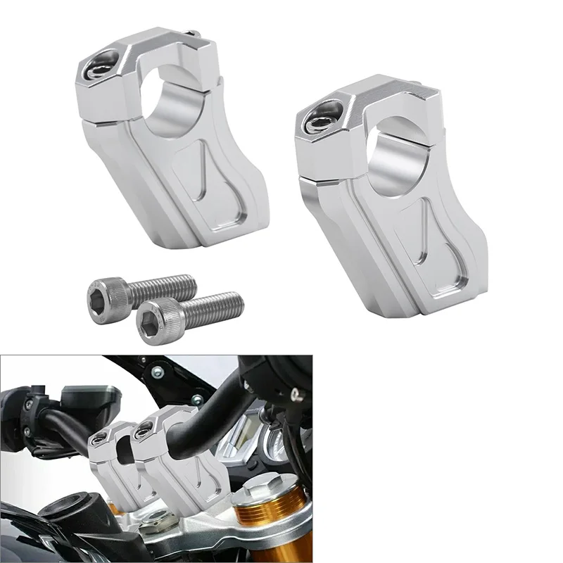 

Handlebar Riser Mount Clamps Fit For BMW R Nine T 2014-2020 PURE URBAN GS 2017-2020