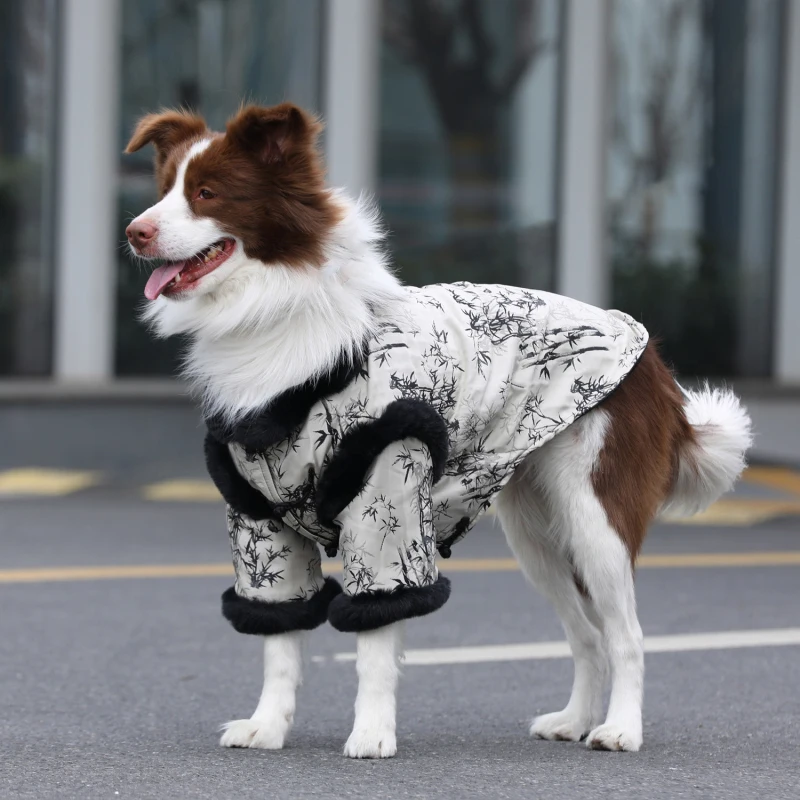 

Одежда для собак на Новый год 2026: Куртки и пальто для крупных пород (Шнауцер, Бордер-колли, Самоед, Хаски, Лабрадор, Голден ретривер)