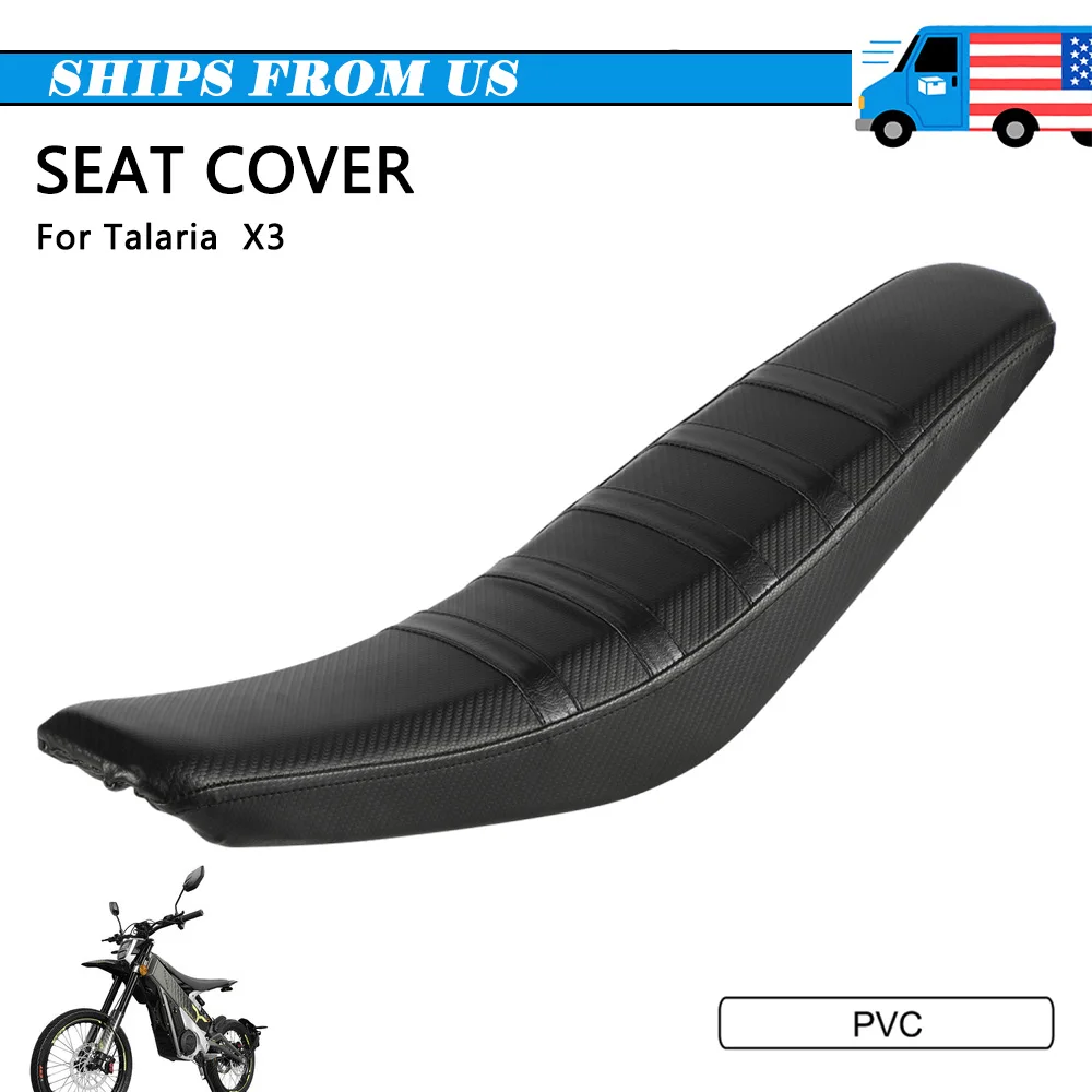 

Seat Cover Motorcycles Accessories Non-slip Seat Cushion Cover PVC Durable For Talaria Sting X3 Off Road Dirt Pit Electric Bike