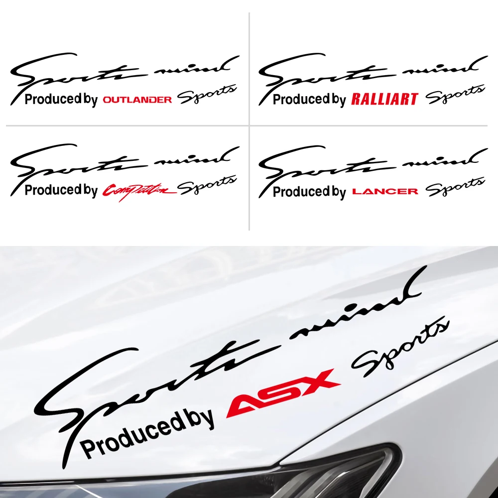 สติกเกอร์ติดไฟหน้ารถยนต์ ลายโลโก้รถยนต์ สำหรับมิตซูบิชิ แรลลิอาร์ต แกรนดิส แลนเซอร์ เอาท์แลนเดอร์ คอมเพทชั่น เอเอสเอ็กซ์