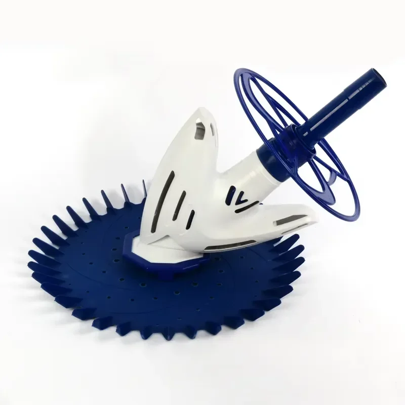 Automatic Pool Vacuum Cleaner Wall Climbing Robot for Inground Pools Quiet Operation Durable Hose Efficient Cleaning Device