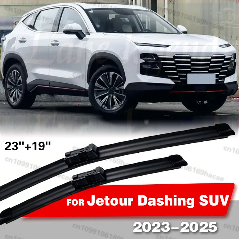 

For Jetour Dashing SUV 2023 2024 2025 Front Wiper Cutter Blades Brushes Windows Replacement Auto Parts Accessories 23"+19"