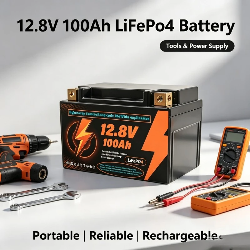 12V 24V 100Ah LiFePO4 Battery Pack New Grade A Built-in BMS for RV Boats Solar Energy No Tax&Vat