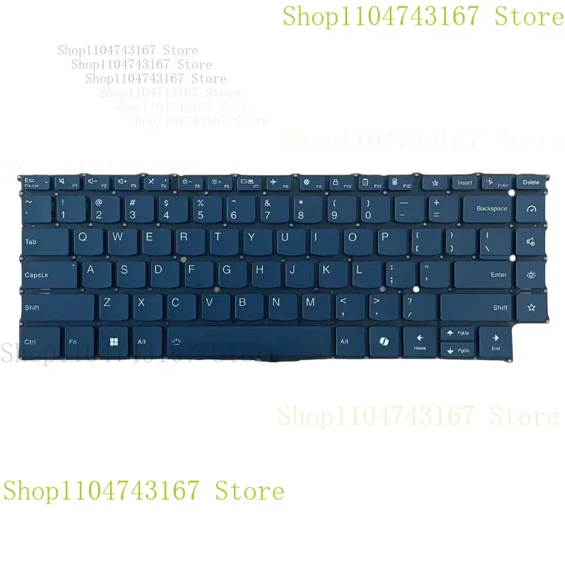 

QIN New 5CB1P00371 для Yoga 9 2-в-1 14IMH9 Клавиатура с подсветкой и отпечатками пальцев Синяя