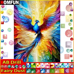 HOMFUN Fairy Dust AB Art 5D Diy Diamond Painting