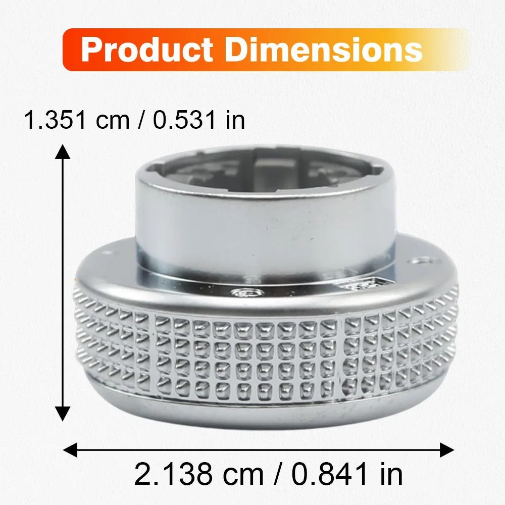 

8W0919070 Multimedia Volume Control Switch Knob Button for Audi A4 S4 A5 S5 Q5 RS4 R8 Radio Volume Adjuster Silver