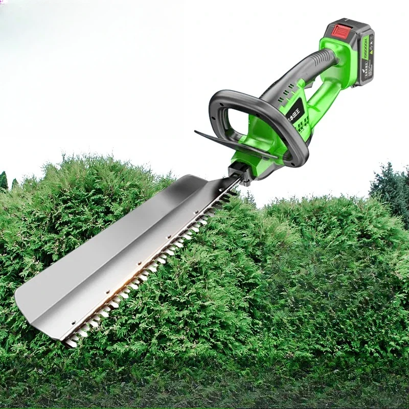 Brushless Electric Hedge Trimmer Rechargeable Garden Greening Thick Branches Lithium Battery Tea Tree Trimmer Long Endurance