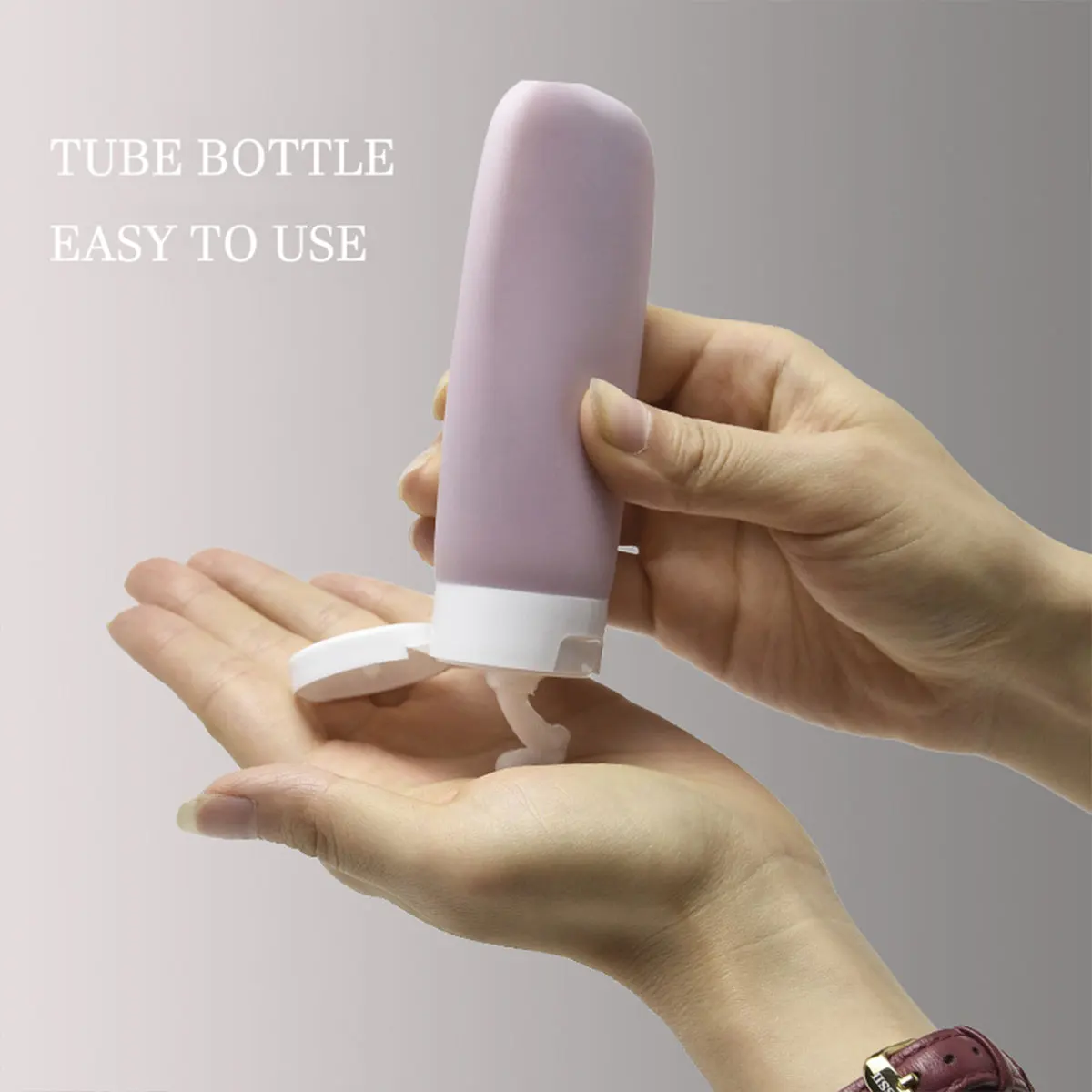 Morandi Tube Squeeze Bottle Portable Skincare dispenser Water Bottle Lotion Hand Cream Body Wash Travel Set Fill empty 01