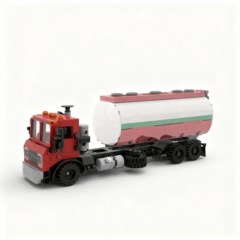 475개 MOC 맥 테라프로 트럭 시티 화물 모델 블록 건축 크리스마스 선물 장난감 아이디어 교육용 블록 어린이용