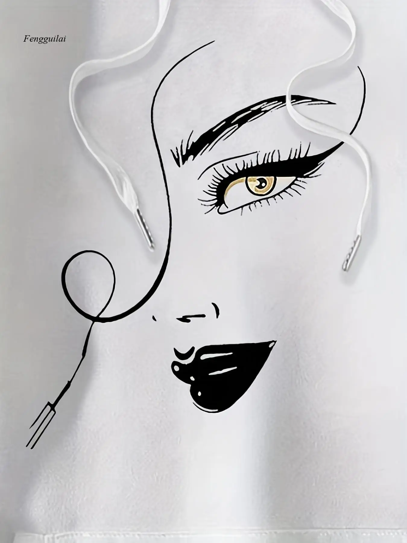 Sudadera con capucha informal de punto para mujer con estampado geométrico, tejido de punto, otoño/invierno