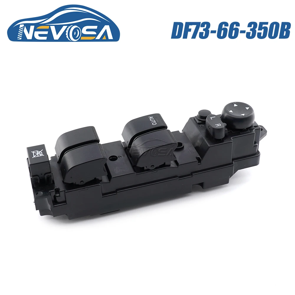 

NEVOSA DF73-66-350B For Mazda 2 M2 2007 2008 2013 Car Window Switch Control Glass Lifter Regulator Button Front Left Driver Door