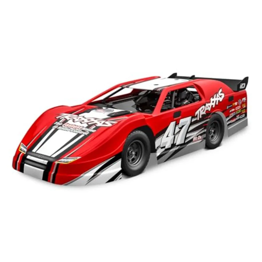 

Slash Late Model BL-2s Red Racing Car with Lightweight Carbon Fiber Body and High-Performance Tires for Extreme Speed and Durab