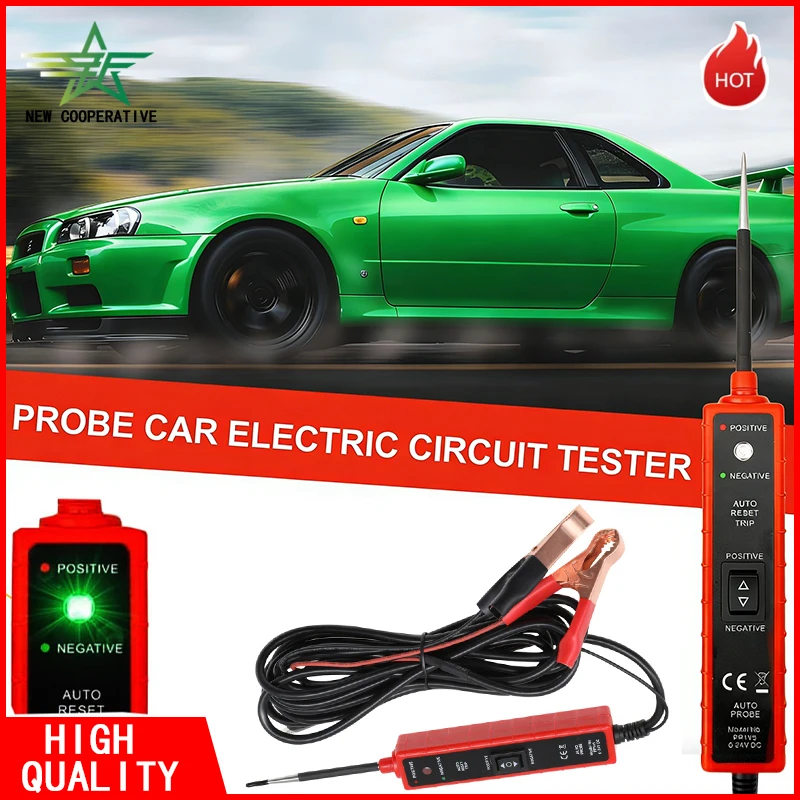 12/24V Diagnostic Tool Component  Probe Pen Voltage/Resistant HQ Power Circuit Probe Tester Car Tester Automotive Circuit Tester