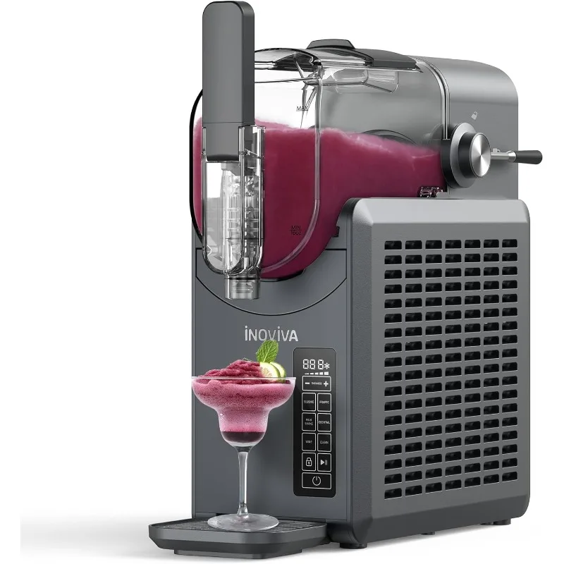 

Slushie Machine, No Ice Needed, 88 oz Slushy Machine for Home with Self-Cleaning Function, Professional Drink Maker