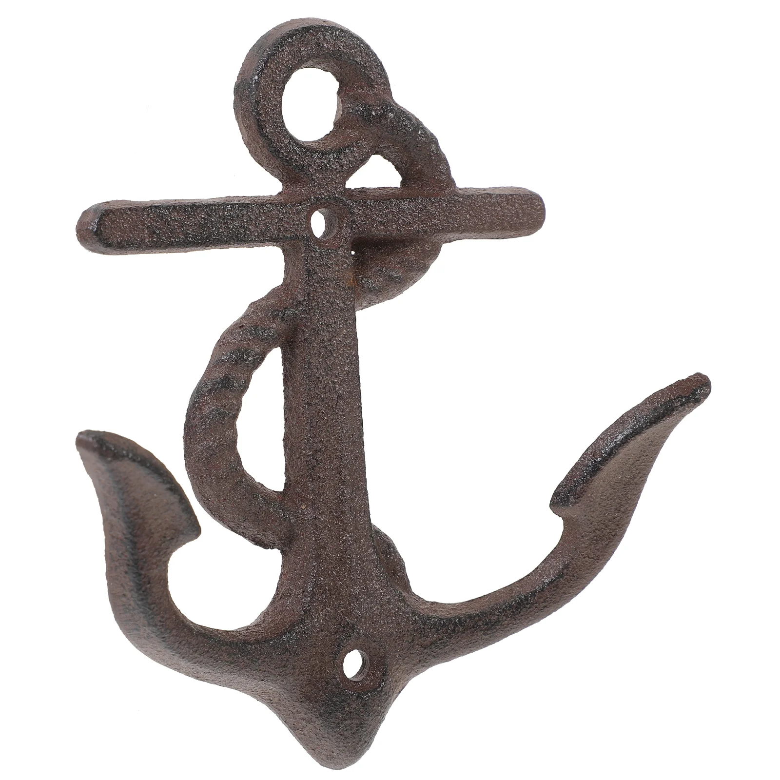 Homedecor Wall Hooks Heavy Duty Rustic Cast Iron Coat Hanger Kitchen Creative Key Anchor for