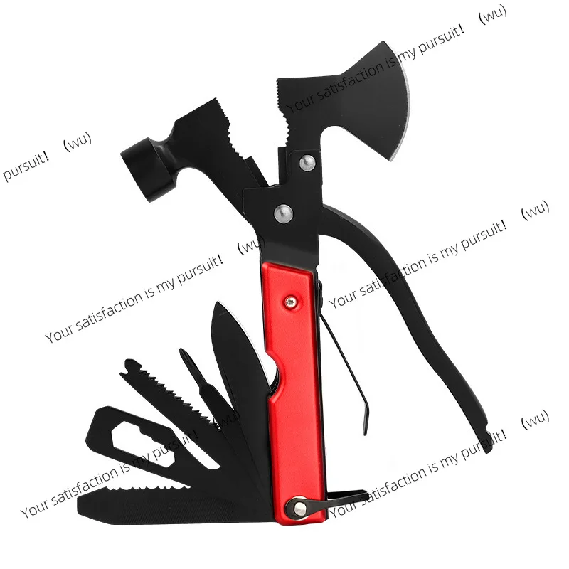 Multifunctional Axe Hammer Outdoor Portable Tools Repair Car Household Stainless Steel Screw Knife view 5