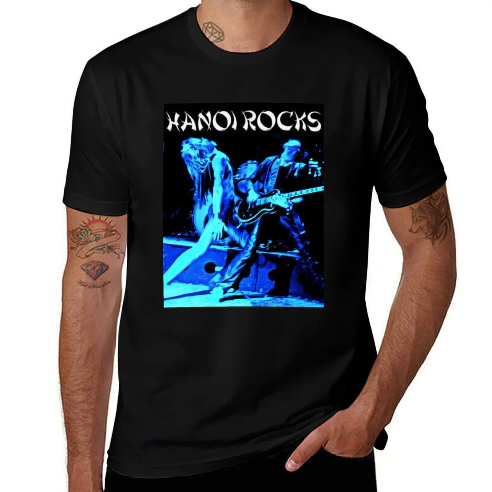 Hanoi Rocks T-Shirt Summer Sports Quick Dry T-Shirt