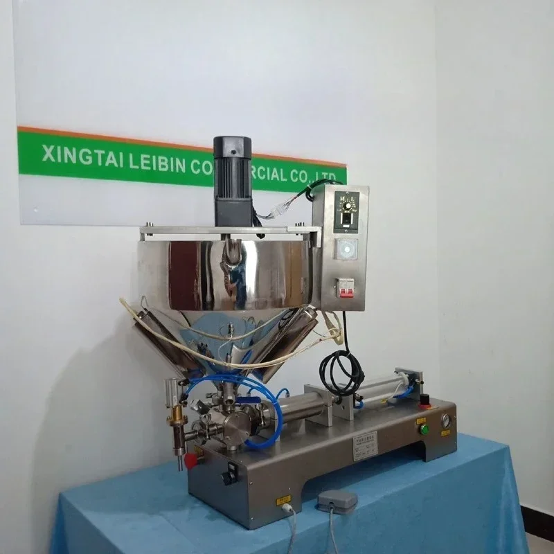 

PBOBP Commercial Paste Filling Machine Pedal Type Automatic Quantitative Heating And Stirring Type Filling Machine Single Head