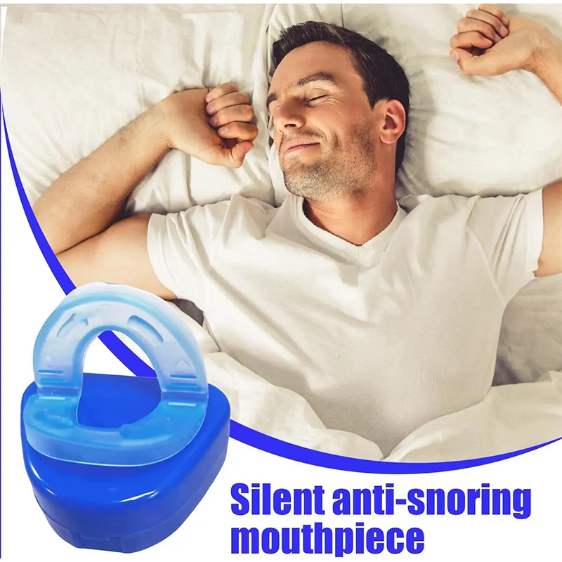 Anti Snoring Mouthpiece Reusable Sleep Anti Grinding And Tongue Biting EVA Thermoplastic Braces Anti-snoring Devices For Unisex