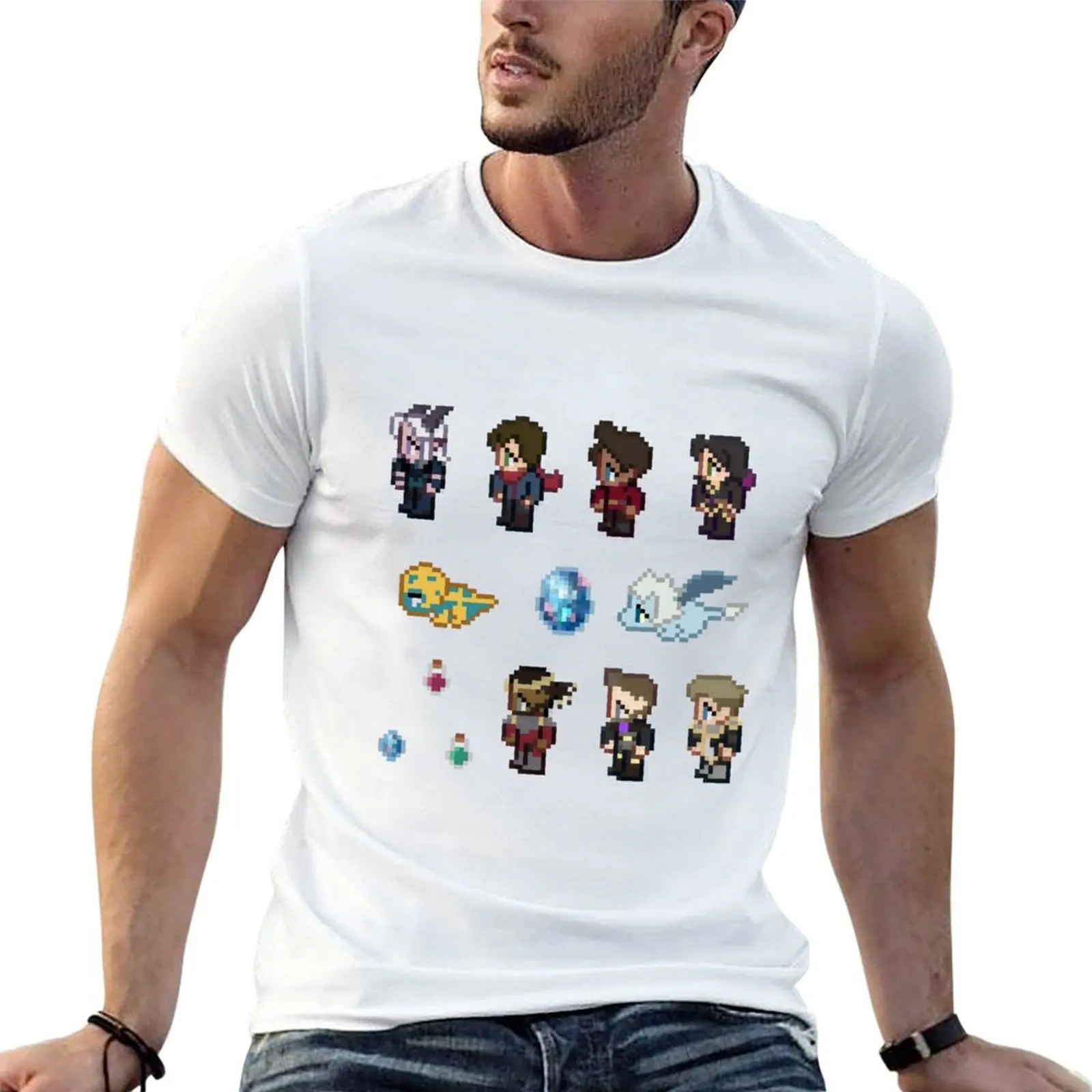 

The Dragon Prince pixel characters T-Shirt t shirts for man graphic funny printed t shirts for man T-Shirt