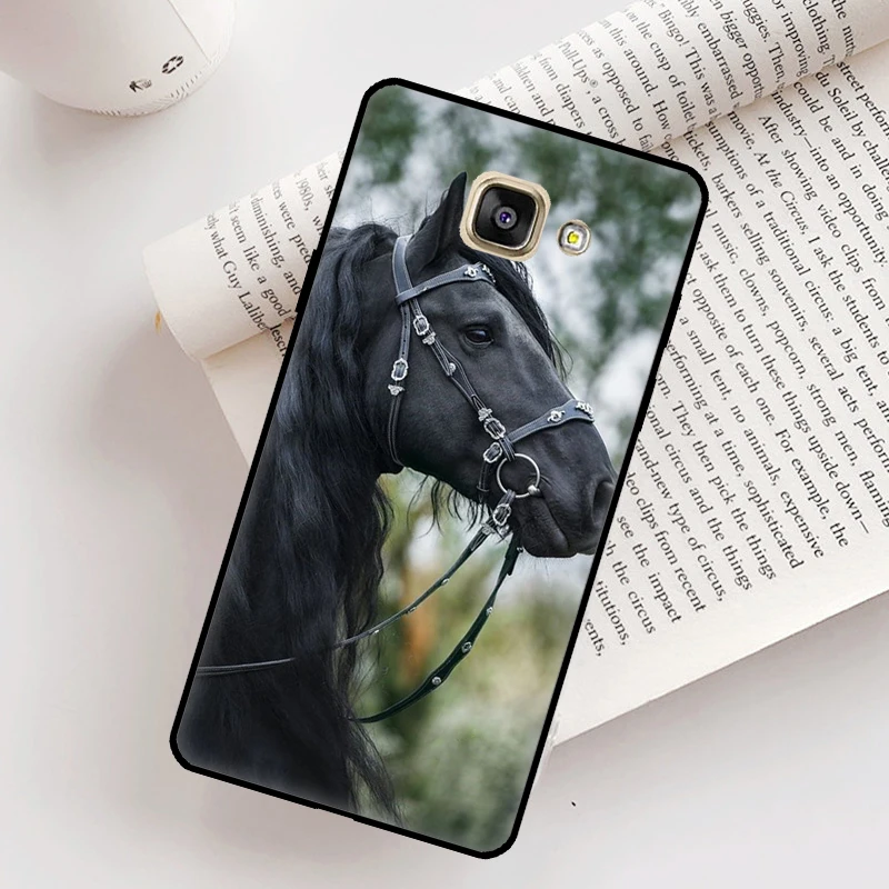 Funda de caballo para Samsung Galaxy J4, J6 Plus, A6, A8, A9, J8, 2018, A3, A5, J3, J5, J7, 2016, 2017