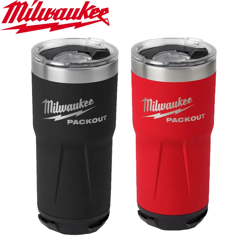 Milwaukee PACKOUT Series Insulated Cup Heat Cold Retention Water Cup Long Durability 48-22-8382 48-22-8396 48-22-8392 48-22-8393